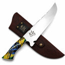 Faca Picanheira Patriota Para Churrasco 10'' Polegadas , Aço Inox Cirúrgico